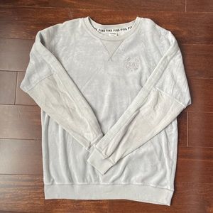 Victoria’s Secret pink velour crew neck